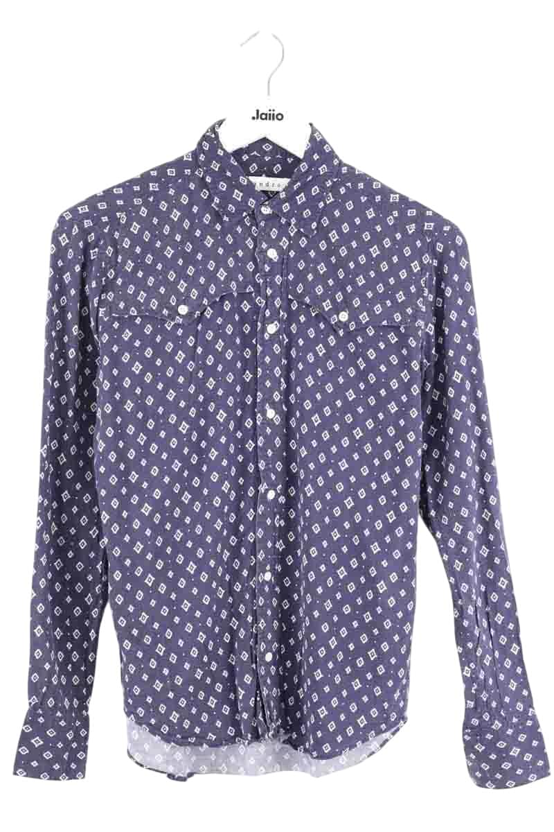 Chemise Sandro Bleu en Coton, taille XS - Seconde Main