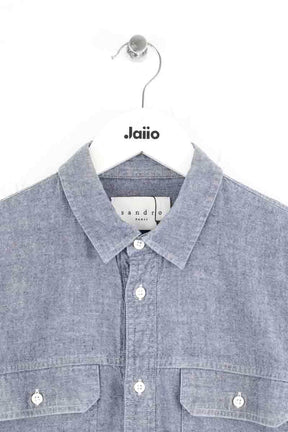 Chemise Sandro Bleu en Coton