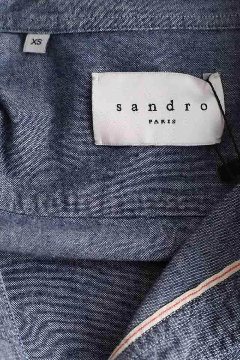Chemise Sandro Bleu en Coton