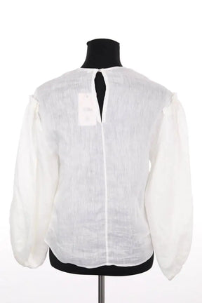 Chemise Sandro Bleu en Lin