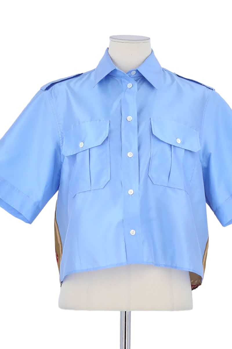 Chemise Sandro Bleu en Polyester, taille S - Seconde Main