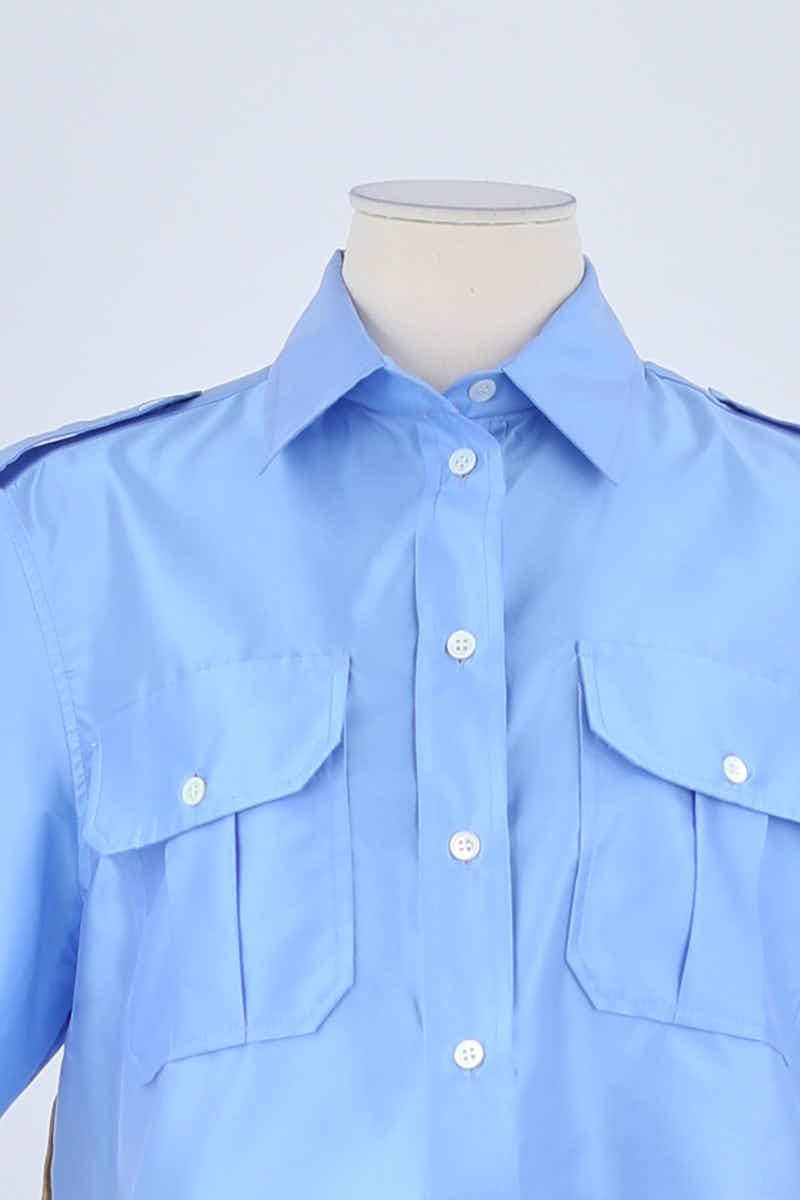 Chemise Sandro Bleu en Polyester