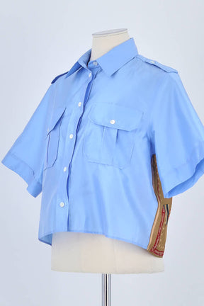 Chemise Sandro Bleu en Polyester