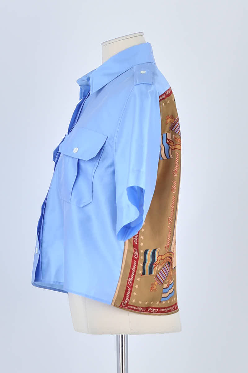 Chemise Sandro Bleu en Polyester