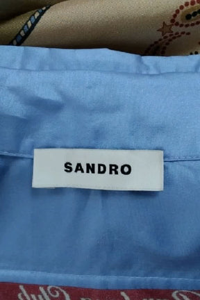 Chemise Sandro Bleu en Polyester