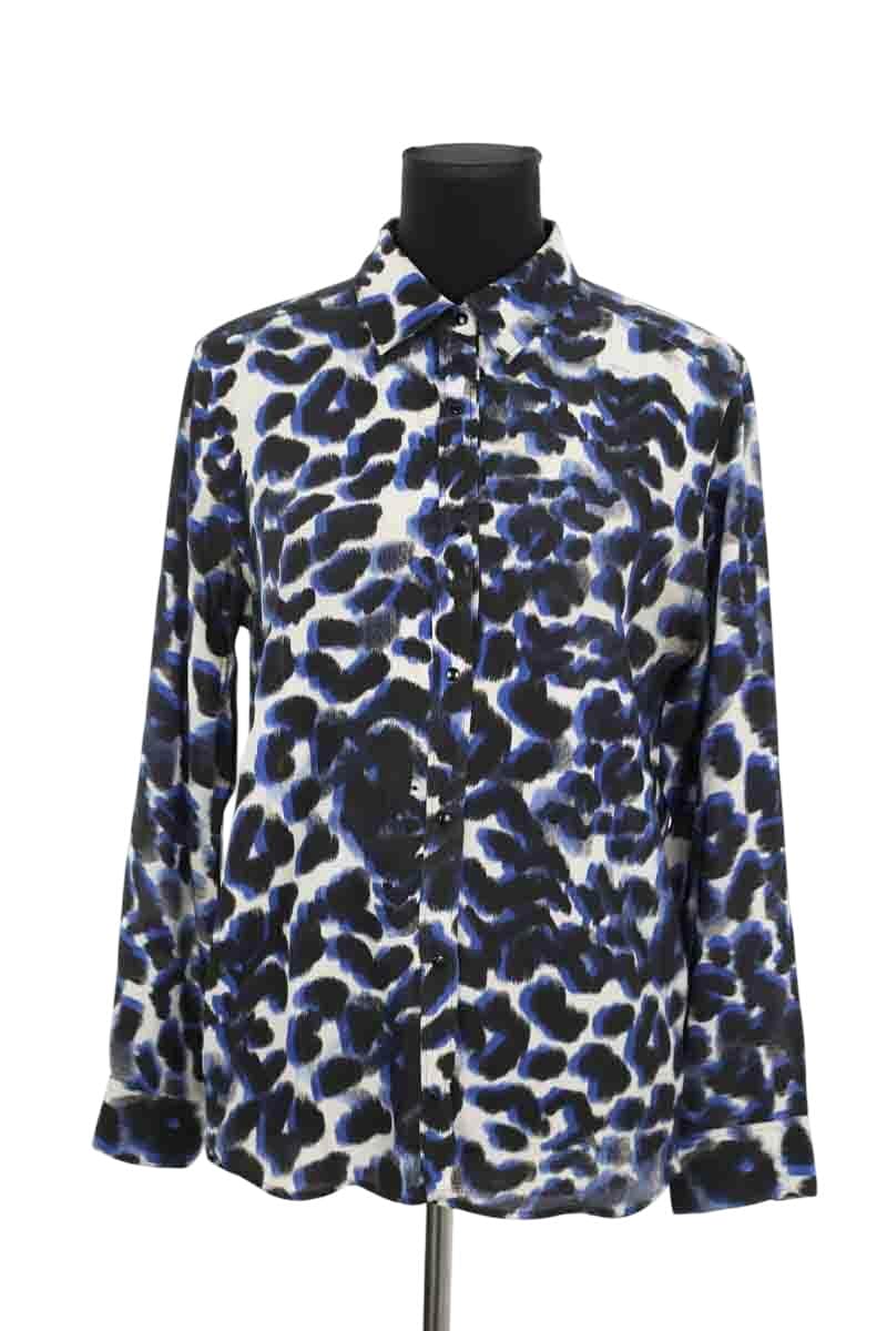 Chemise Sandro Bleu en Soie, taille S - Seconde Main