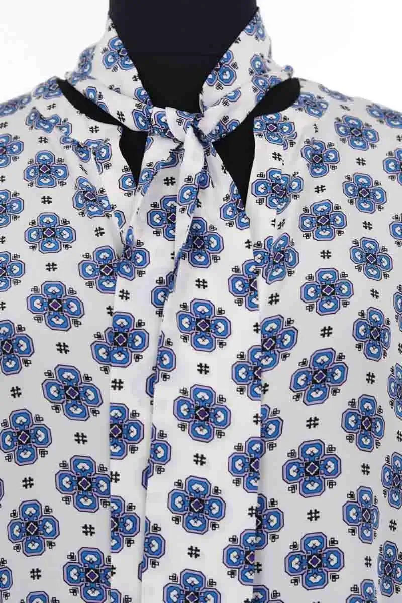 Chemise Sandro Bleu en Soie