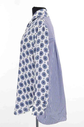 Chemise Sandro Bleu en Soie