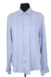 Chemise Sandro Bleu en Viscose, taille S - Seconde Main