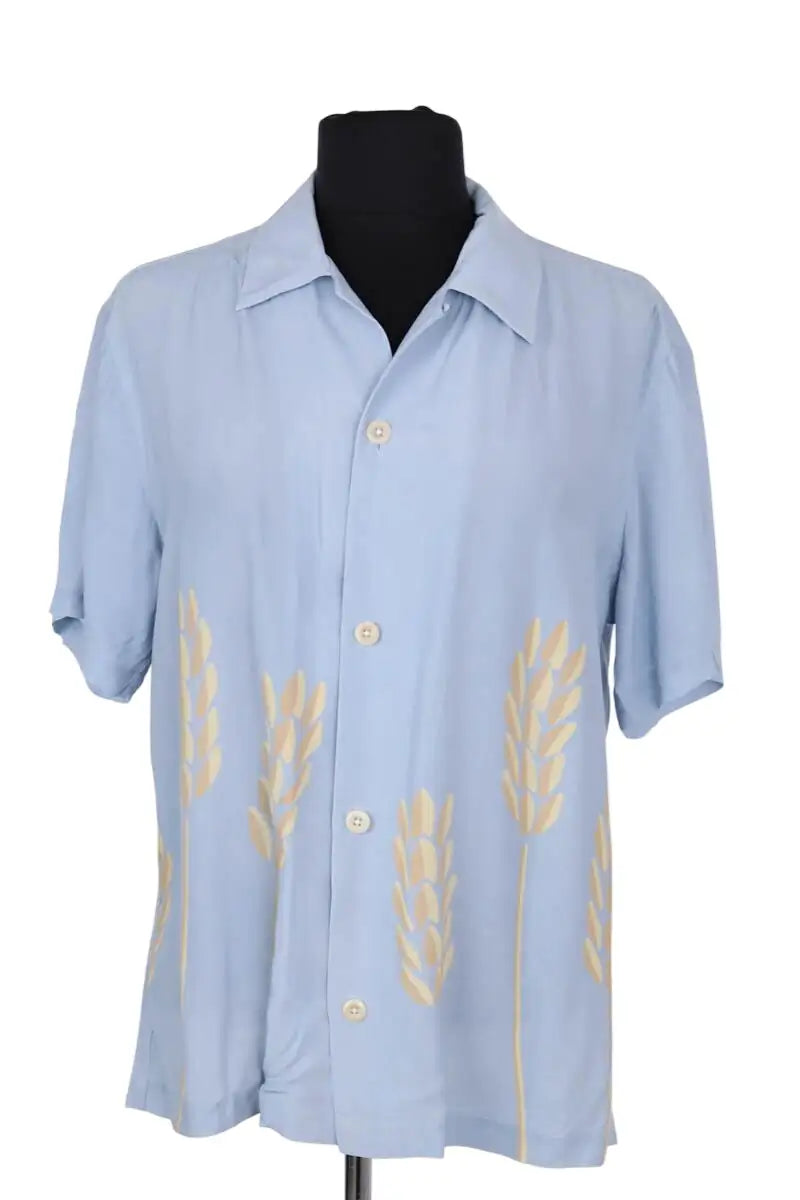 Chemise Sandro Bleu en Viscose, taille S - Seconde Main