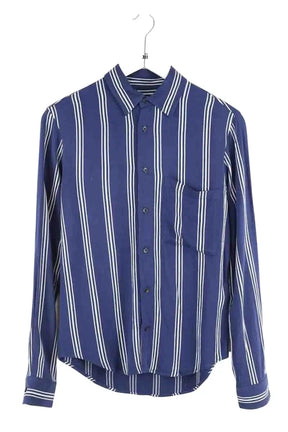 Chemise Sandro Bleu en Viscose, taille XS - Seconde Main