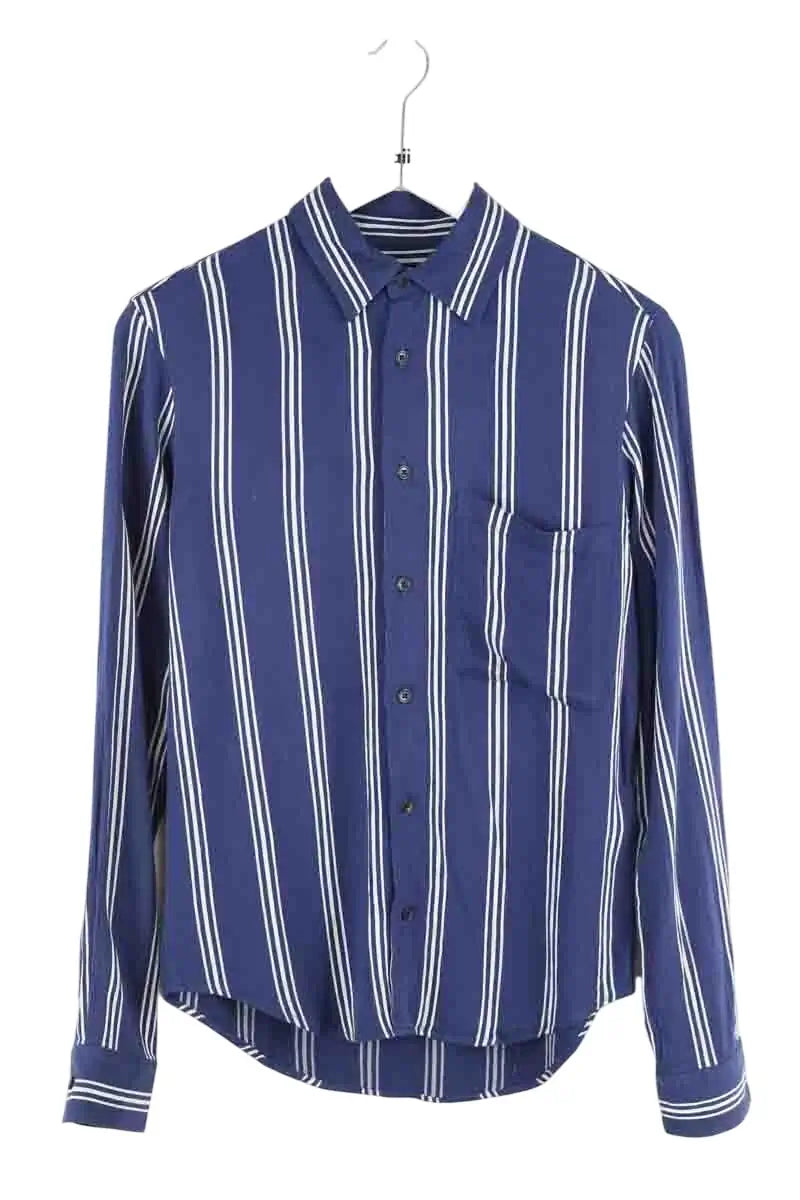 Chemise Sandro Bleu en Viscose, taille XS - Seconde Main