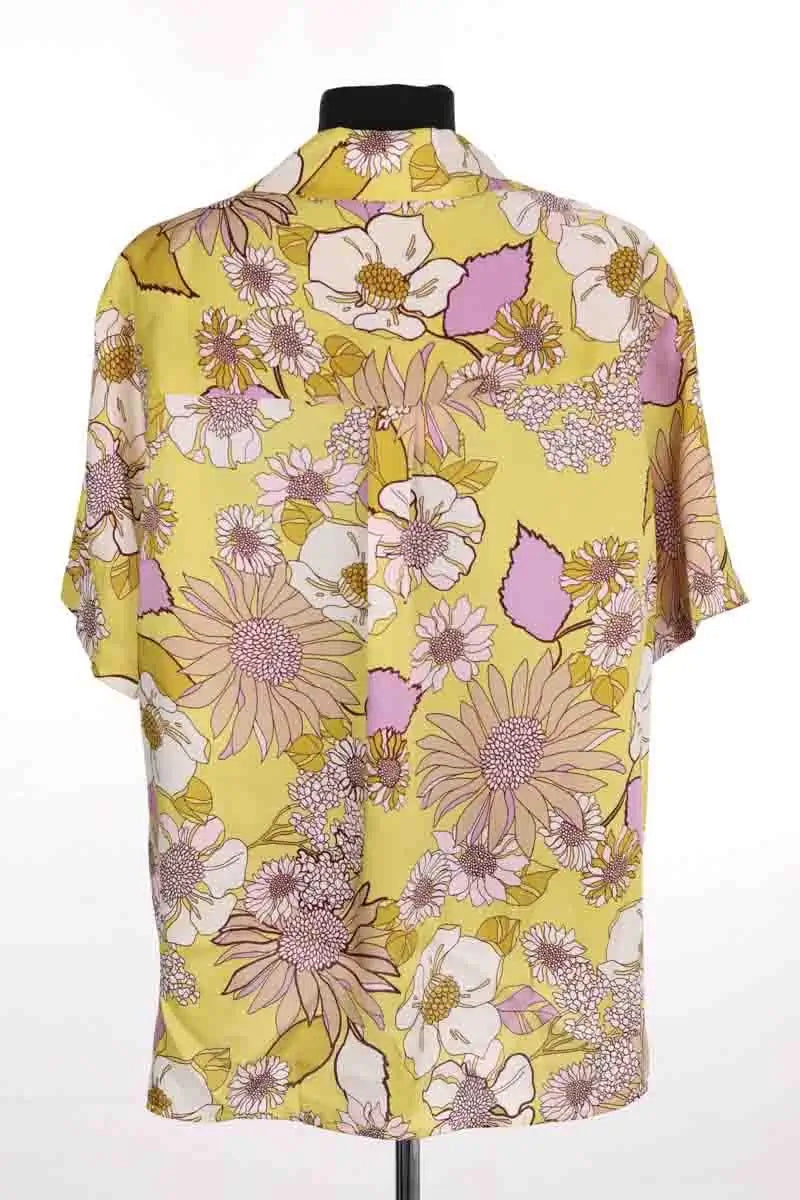 Chemise Sandro Jaune en Synthétique