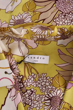 Chemise Sandro Jaune en Synthétique