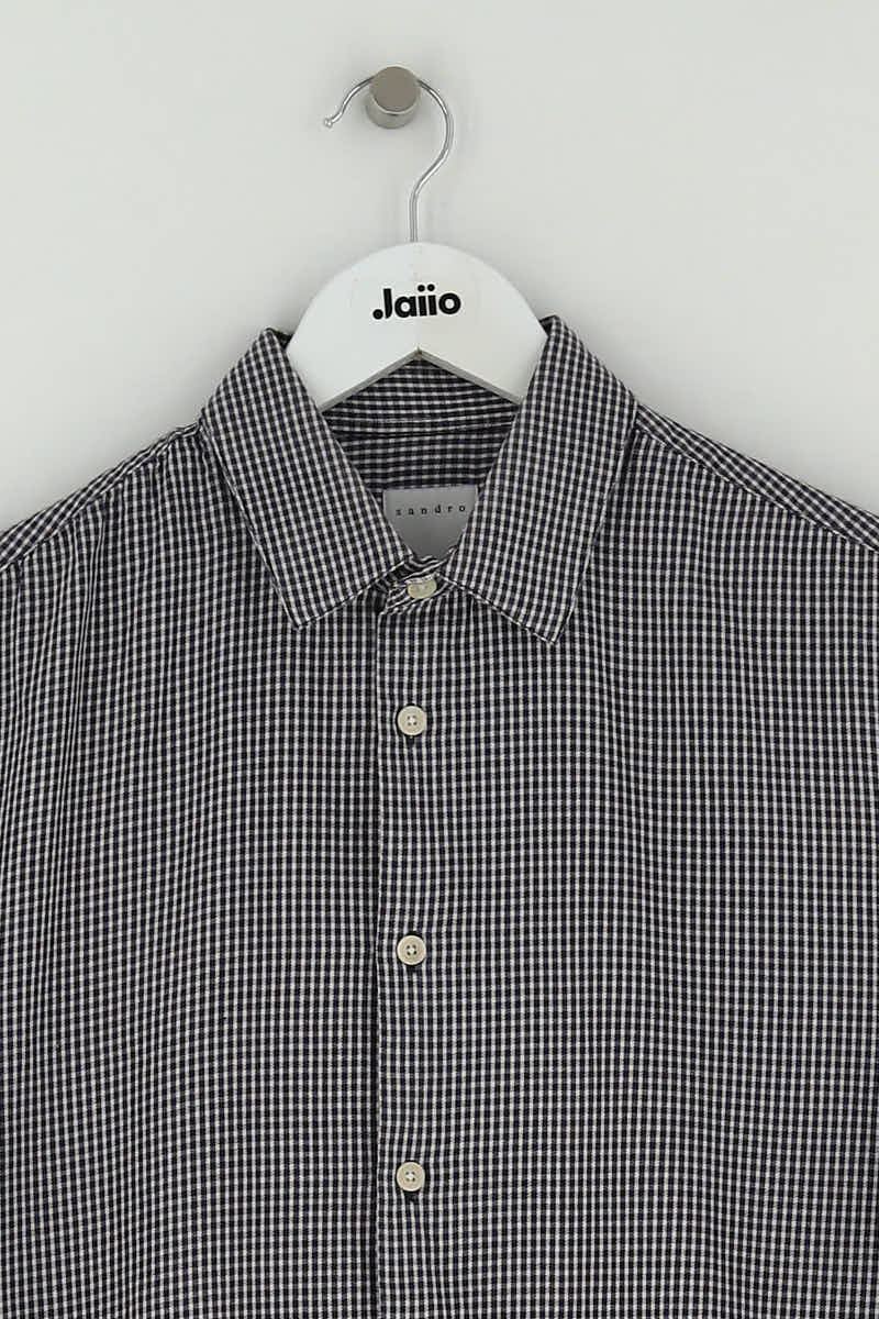 Chemise Sandro Marine en Coton