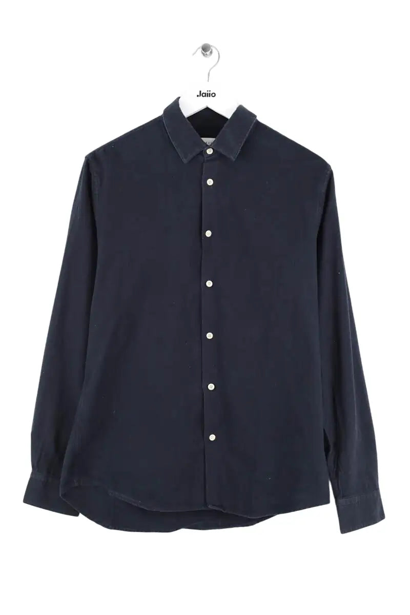Chemise Sandro Marine en Coton, taille M - Seconde Main