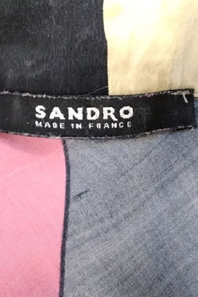 Chemise Sandro Multicolore en Soie