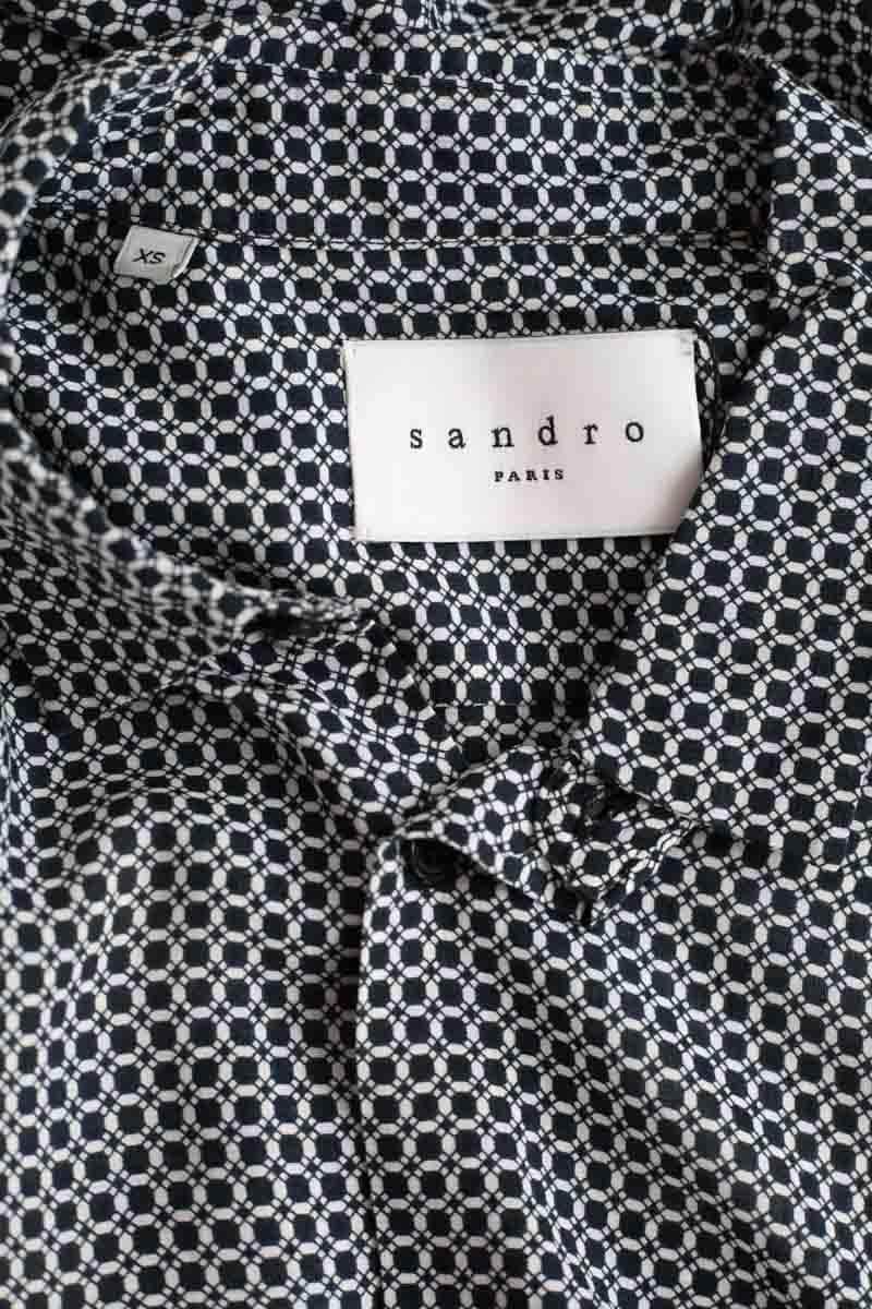 Chemise Sandro Noir en Coton