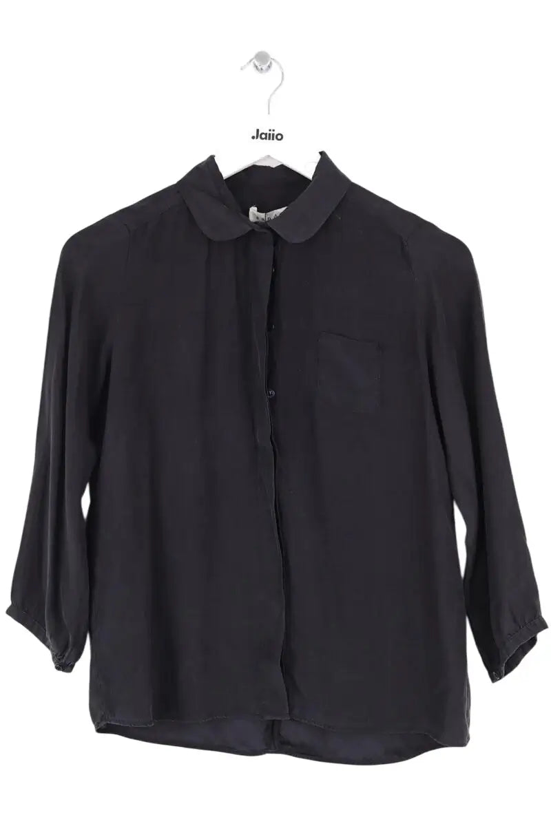 Chemise Sandro Noir en Soie, taille M - Seconde Main