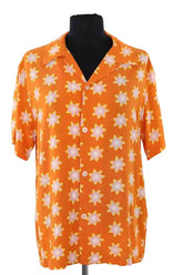 Chemise Sandro Orange en Viscose, taille S - Seconde Main