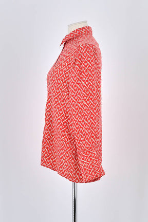 Chemise Sandro Rouge en Soie