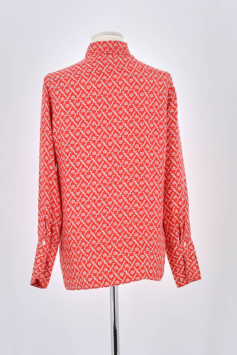 Chemise Sandro Rouge en Soie