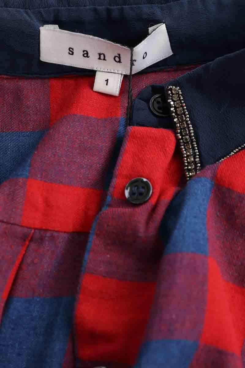Chemise Sandro Rouge en Synthétique