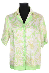 Chemise Sandro Vert en Synthétique, taille S - Seconde Main