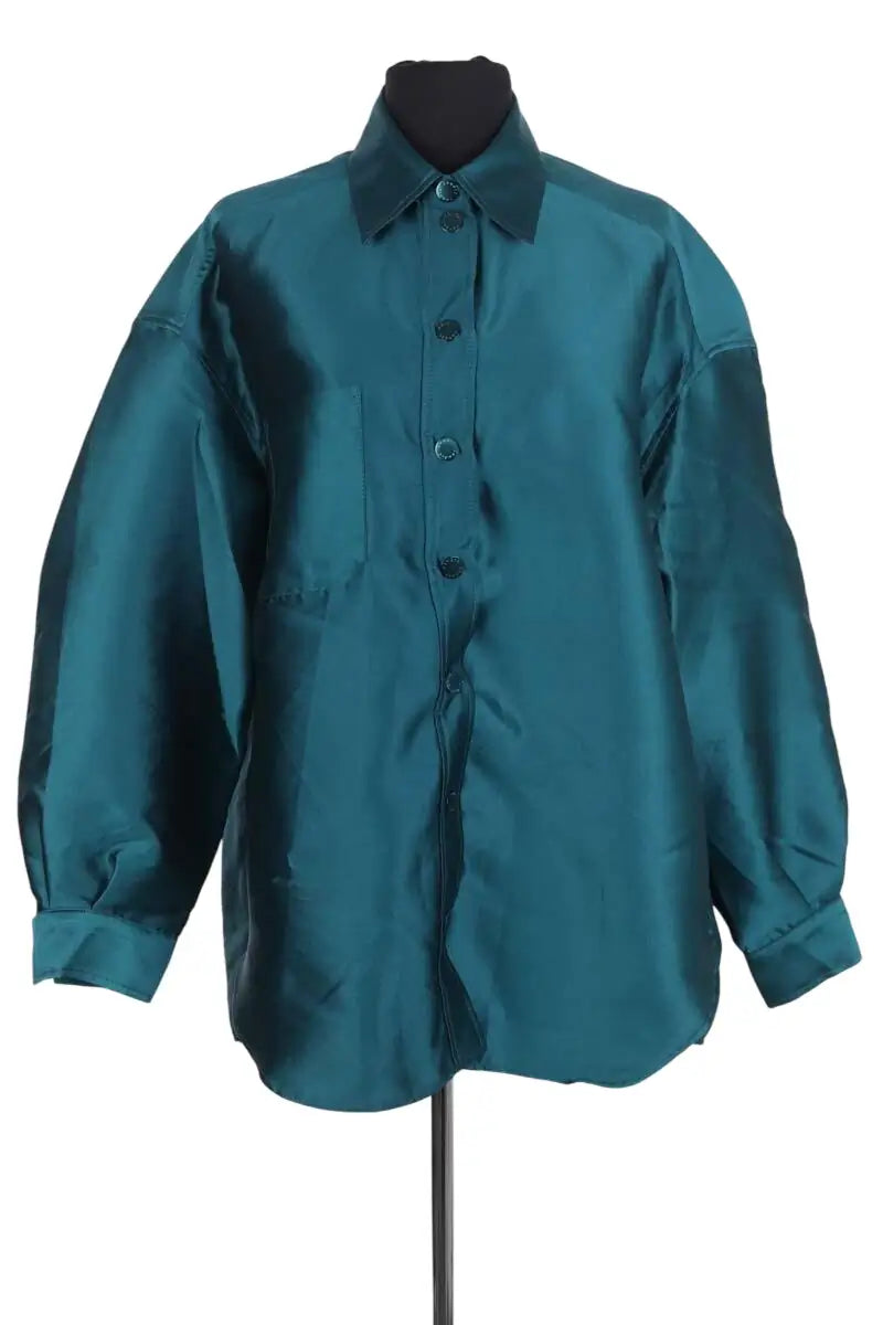 Chemise Sandro Vert en Synthétique, taille S - Seconde Main