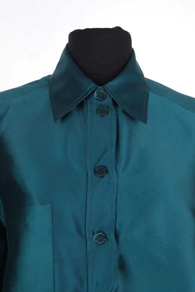 Chemise Sandro Vert en Synthétique