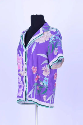 Chemise Sandro Violet en Soie