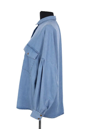 Chemise Sessun Botania Bleu en Synthétique