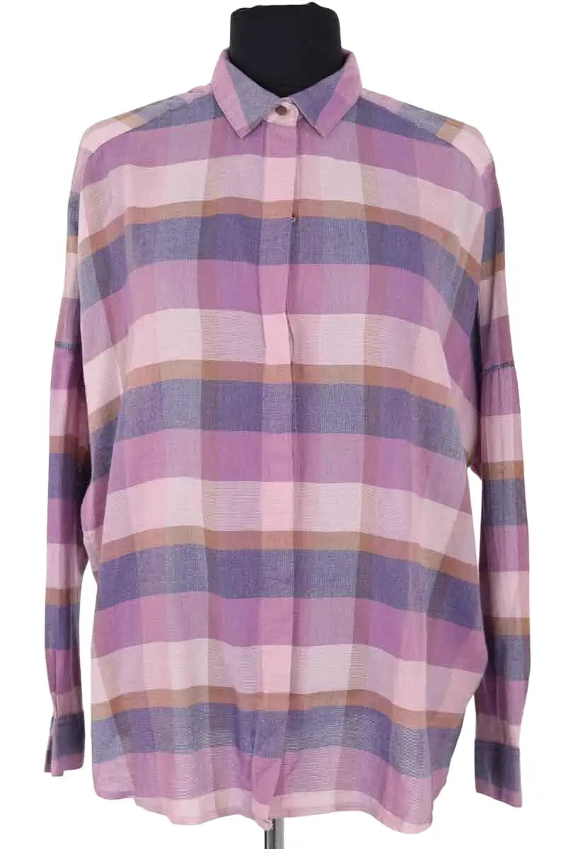 Chemise Sessun Delima Rose en Coton, taille S - Seconde Main