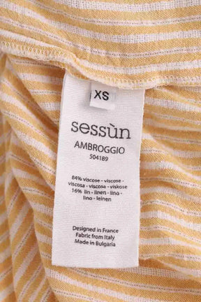 Chemise Sessun Jaune en Viscose