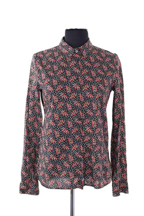 Chemise Sessun Noir en Coton, taille XS - Seconde Main