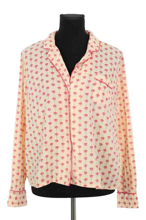 Chemise Sézane Beige en Coton, taille L - Seconde Main