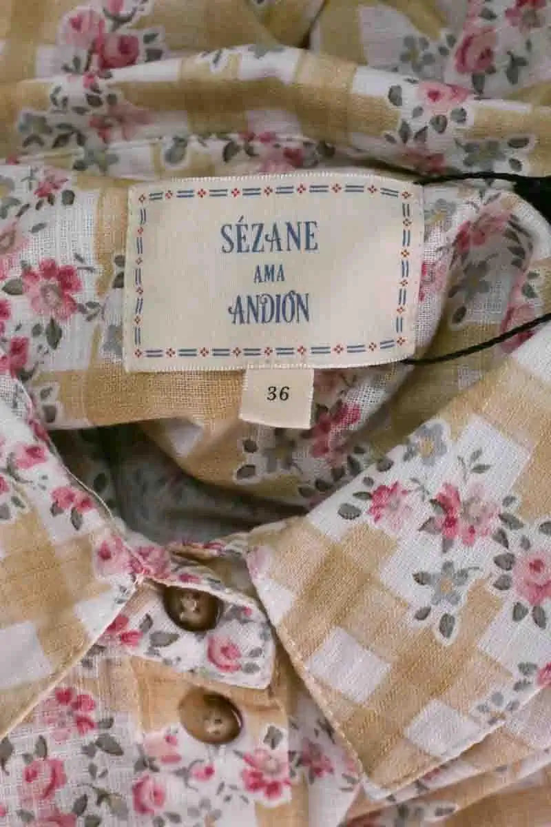 Chemise Sézane Beige en Coton