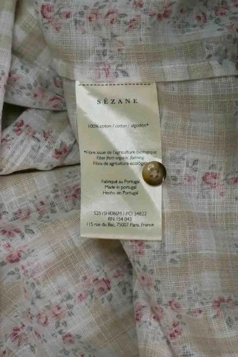 Chemise Sézane Beige en Coton