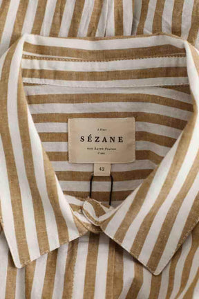 Chemise Sézane Beige en Lin