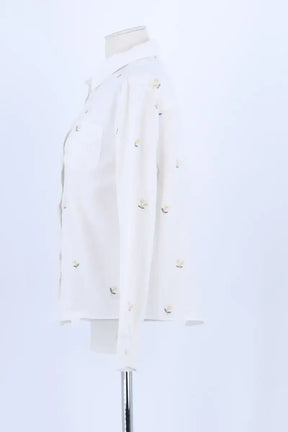 Chemise Sézane Blanc en Coton