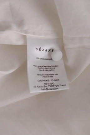 Chemise Sézane Blanc en Coton
