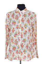 Chemise Sézane Blanc en Coton, taille S - Seconde Main