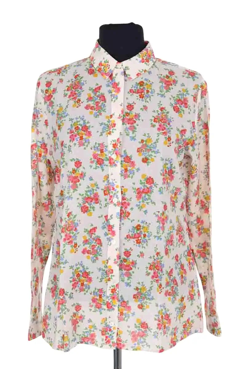 Chemise Sézane Blanc en Coton, taille S - Seconde Main