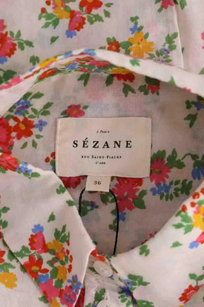 Chemise Sézane Blanc en Coton