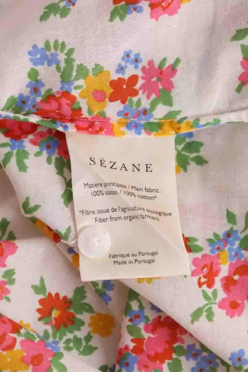 Chemise Sézane Blanc en Coton