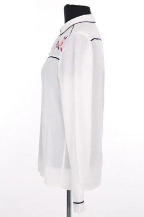 Chemise Sézane Blanc en Soie
