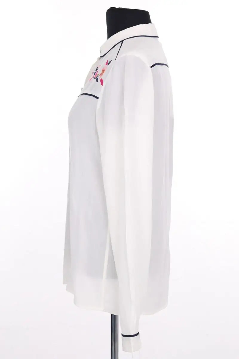Chemise Sézane Blanc en Soie