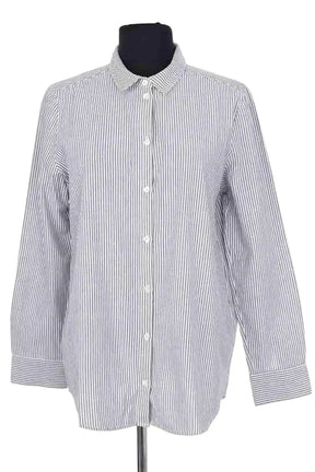 Chemise Sézane Bleu en Coton, taille L - Seconde Main
