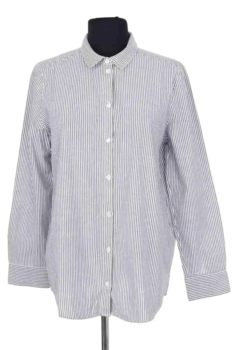 Chemise Sézane Bleu en Coton, taille L - Seconde Main