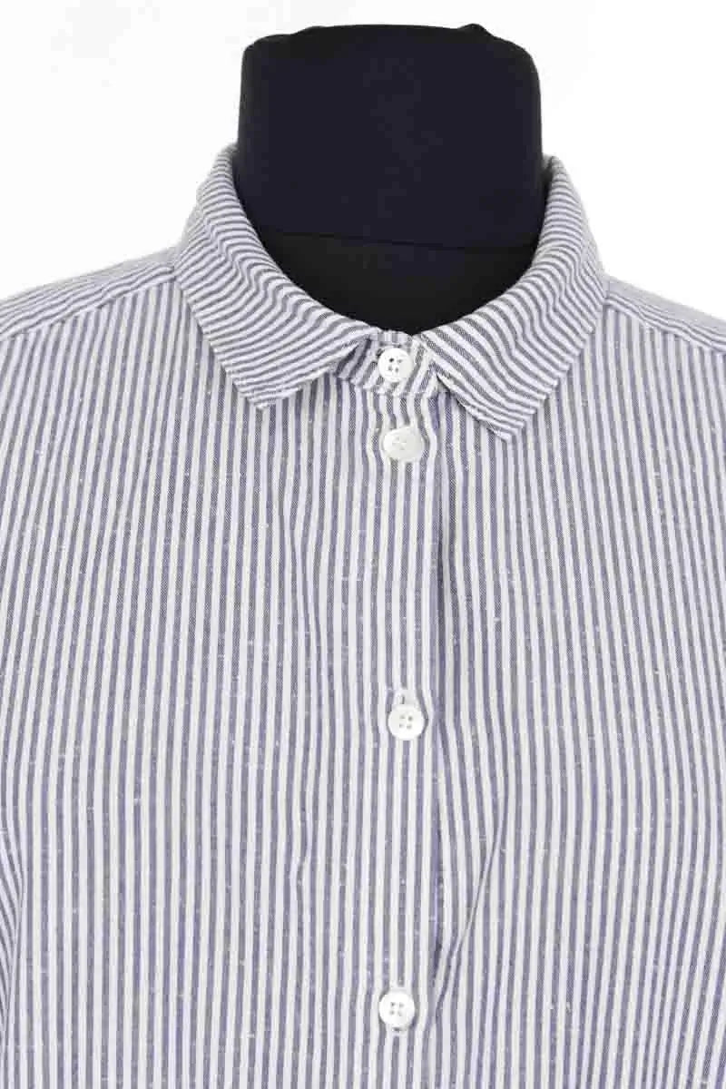 Chemise Sézane Bleu en Coton